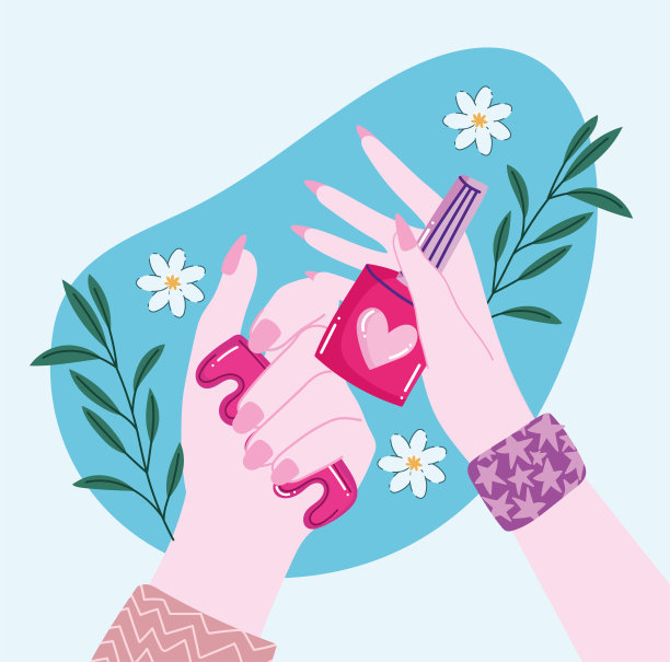 手用指甲修指甲图片下载