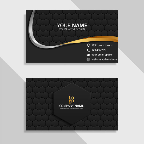 现代专业名片设计矢量图片下载