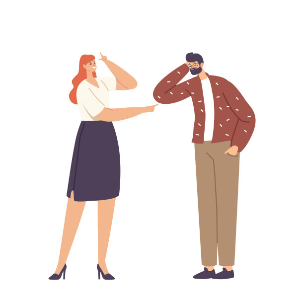 欺负、虐待。憎恨者嘲笑男人做失败者的手势。男主人公被同事欺负后哭了图片下载