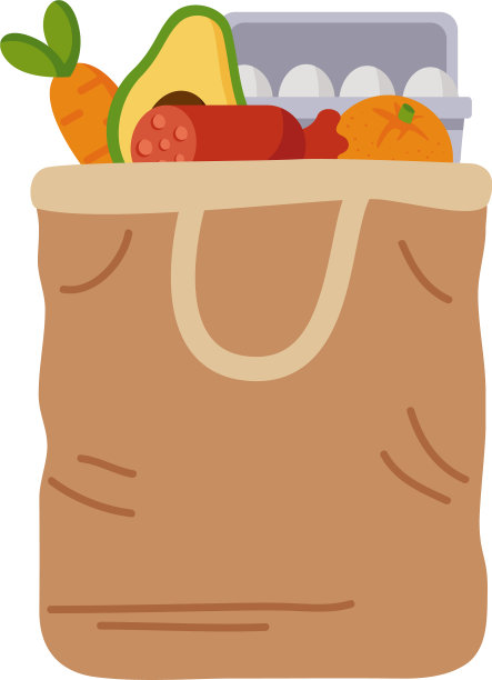 把装杂货的购物袋拿好图片下载