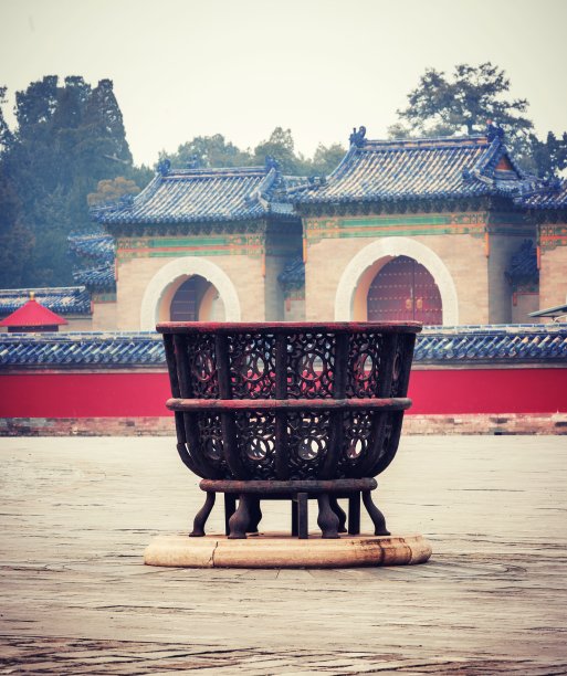 北京天坛，皇家园林景观图片下载