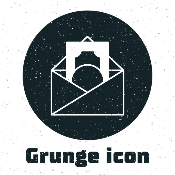 垃圾信封与硬币美元符号图标图片下载