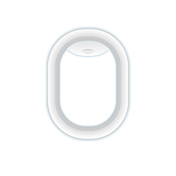 飞机窗口透明视图模板。图片下载