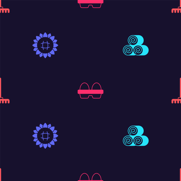 将干草、向日葵、鸡蛋放入盒中图片下载