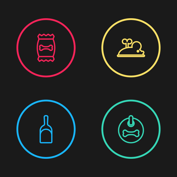 设线簸箕狗项圈发条鼠标和图片下载