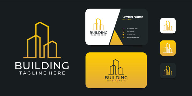 为现代房地产建筑标识设计图片下载