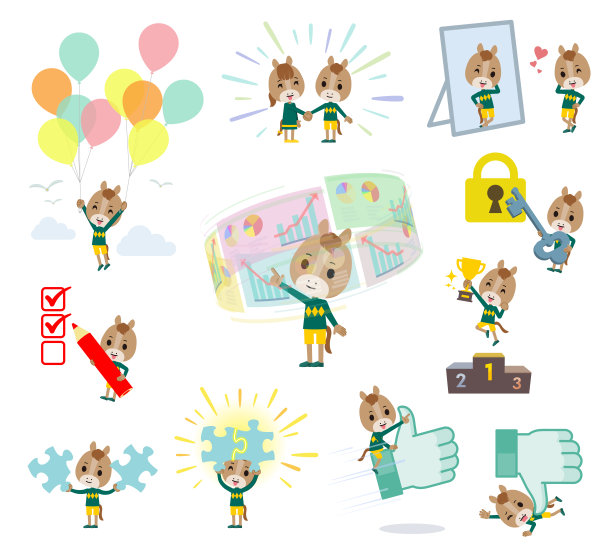 一套马仔的成功和积极图片下载