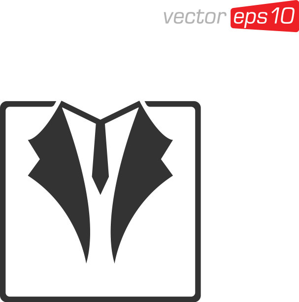 领带图标标志设计图片下载