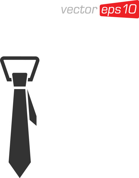 领带图标标志设计图片下载