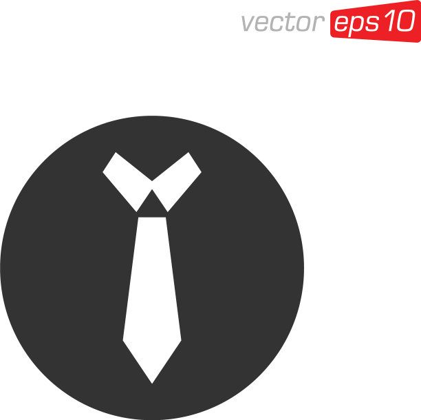 领带图标标志设计图片下载