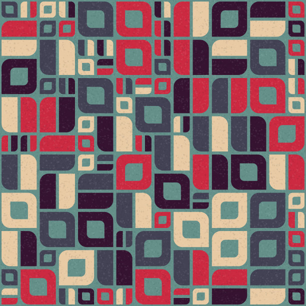 抽象几何图案生成计算艺术插图图片下载