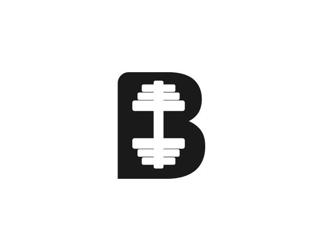 字母B为Barbel标志图片下载