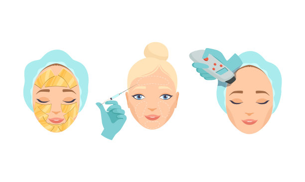 适合女性面部皮肤护理和美容治疗图片下载