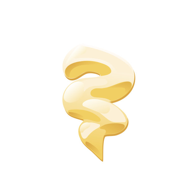 一套蛋黄酱或酸奶滴。图片下载