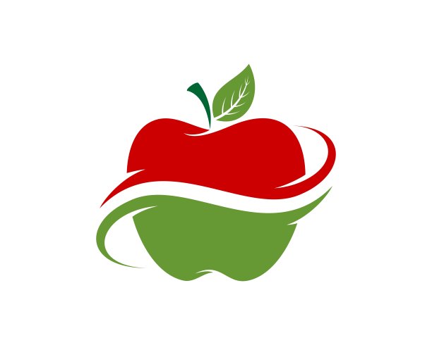 苹果水果，里面有抽象的沙沙声图片下载