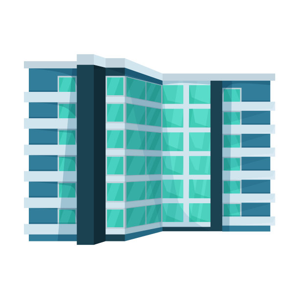 高层建筑图标卡通图标图片下载