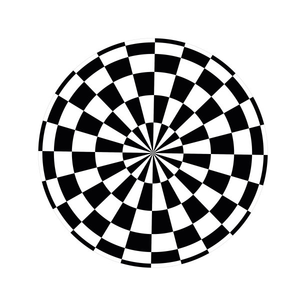 黑白相间的格子球图片下载