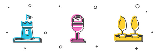 设置沙塔垃圾桶和森林图标图片下载