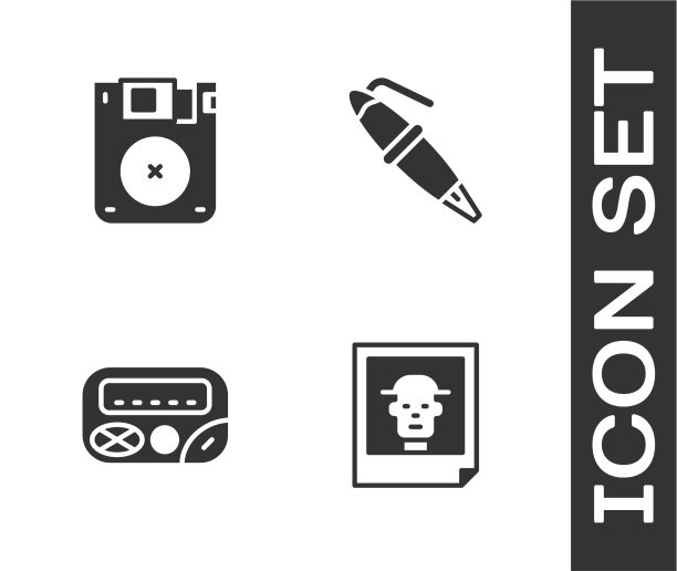 设置照片软盘寻呼机和钢笔笔尖图片下载