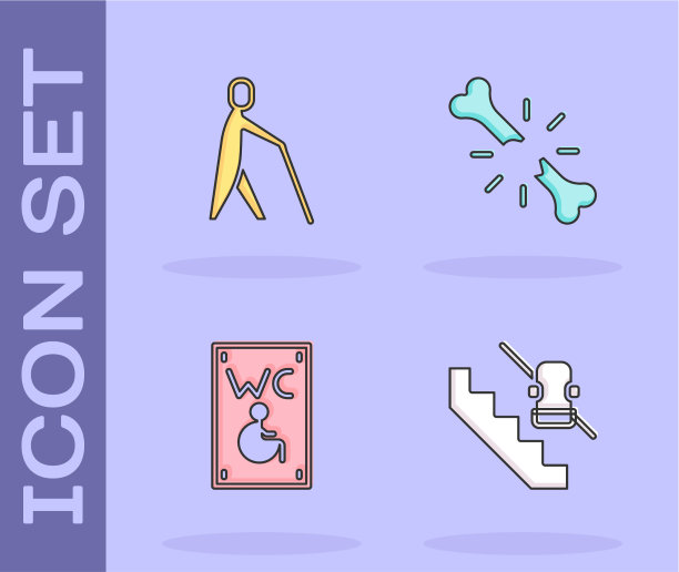 设置残疾电梯盲人握杆图片下载