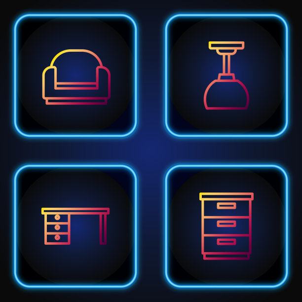 套线家具床头柜办公桌图片下载