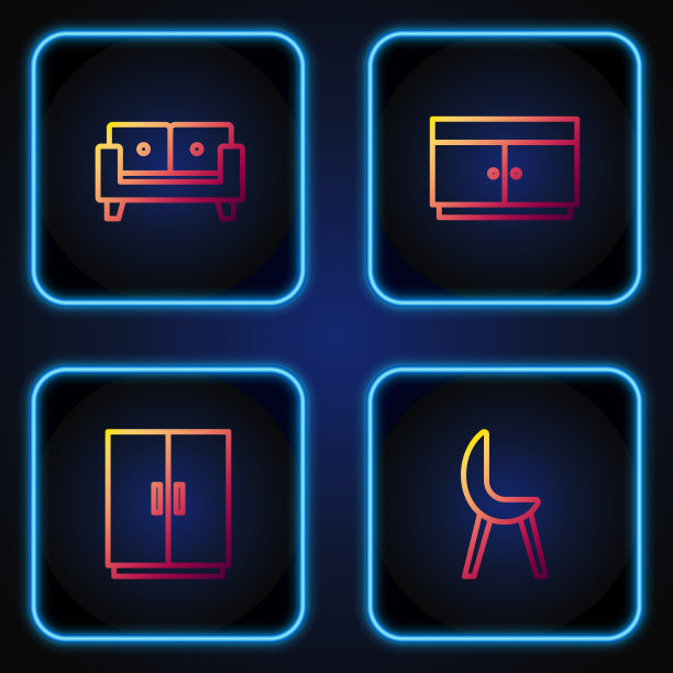 集线条扶手椅、衣柜、沙发、衣柜图片下载