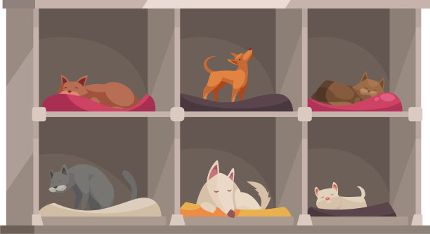 宠物旅馆图标图片下载