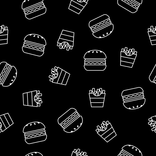 汉堡和薯条图片下载