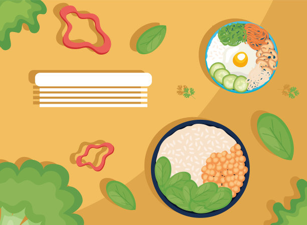 健康的碗横幅图片下载