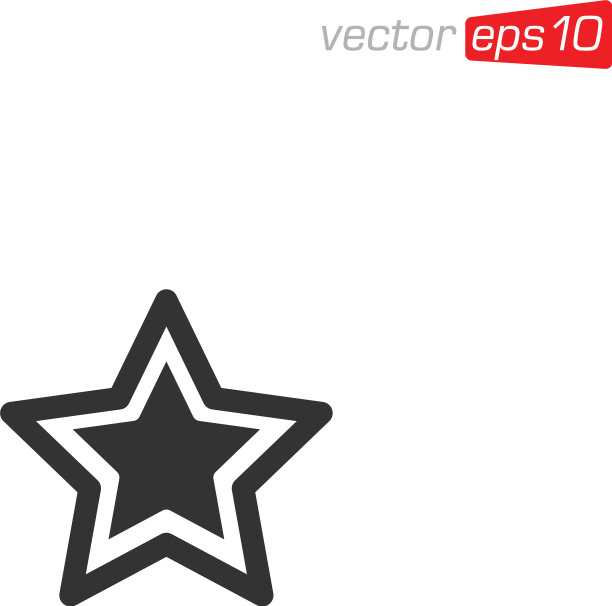 星形图标设计模板图片下载