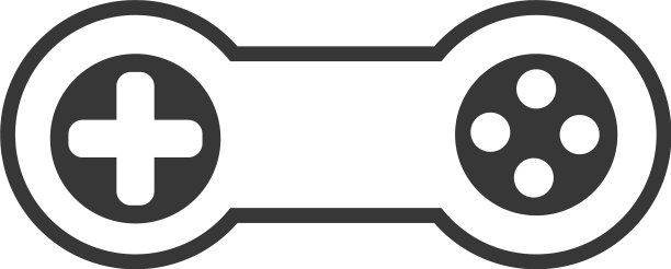 游戏手柄图标设计模板图片下载