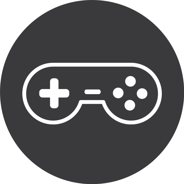 游戏手柄图标设计模板图片下载