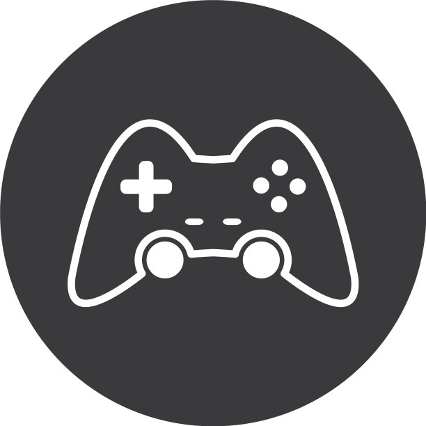 游戏手柄图标设计模板图片下载