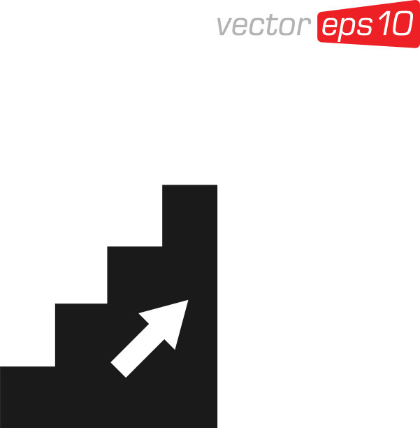 楼梯或梯子图标设计图片下载