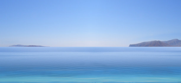 宽热带海滩旗帜背景图片下载