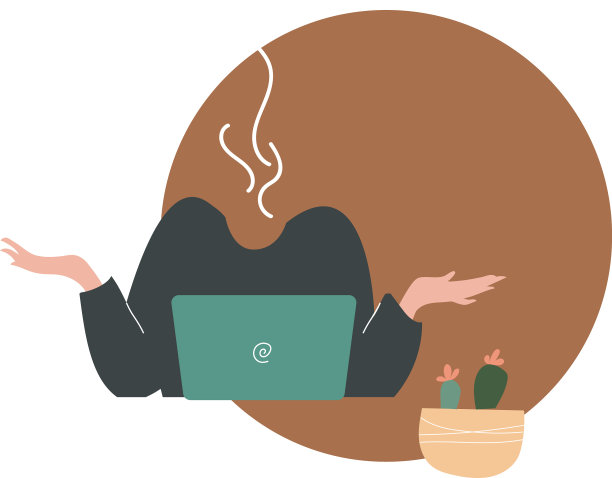 扁平风格的现代倦怠图片下载