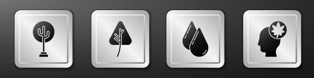 集树叶或树叶水滴与人图片下载