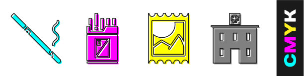 设置香烟打开香烟包装盒LSD酸图片下载