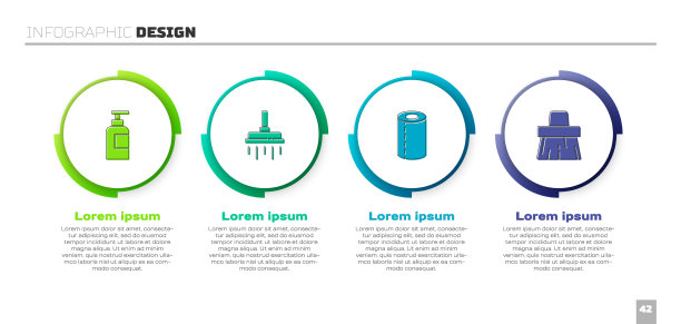 装瓶洗发沐浴头纸巾图片下载