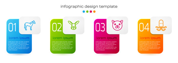 设线马兔头猫和章鱼图片下载