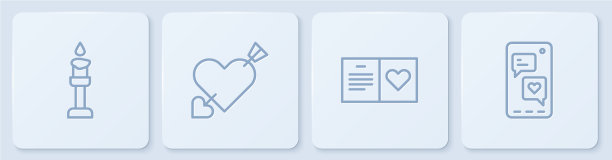 设线燃烛情人节派对图片下载