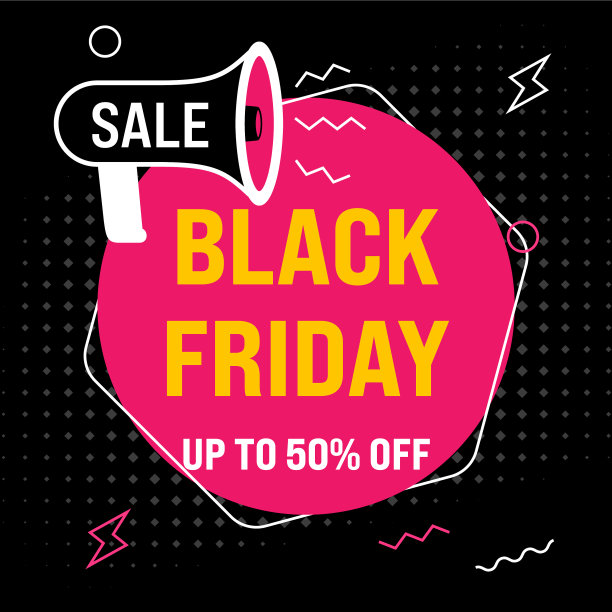 黑色背景，配有扩音器和闪电图片下载