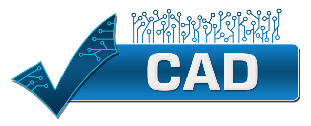 计算机辅助设计蓝勾标记电路元件图片下载