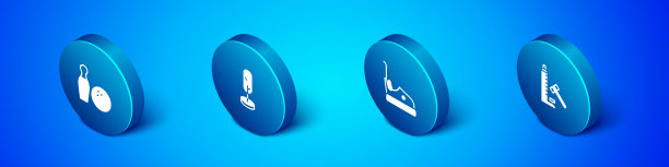 设置等距保龄球瓶和球碰碰车图片下载