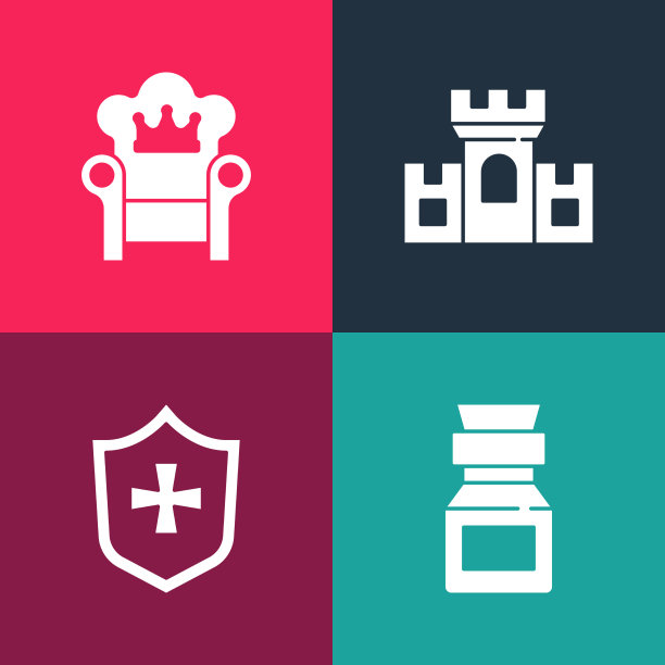 在瓶盾城堡中设置波普艺术毒药图片下载