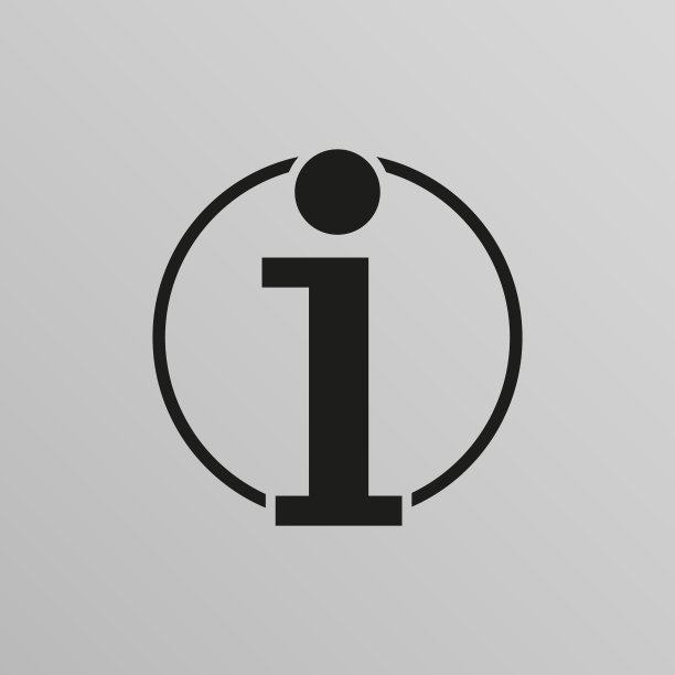 信息图标。平面设计中的矢量插图图片下载