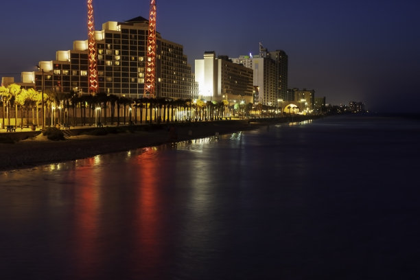 佛罗里达代托纳海滩的初夏黄昏图片下载