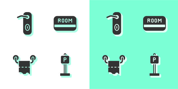 设置停车门把手、厕纸卷和图片下载