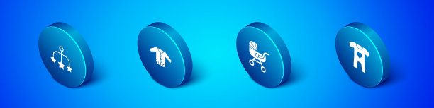 设置等距倒钩悬挂玩具婴儿车图片下载