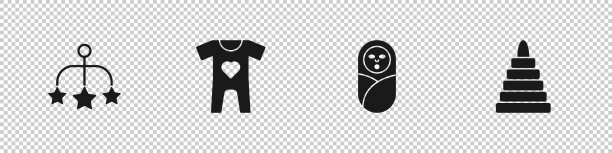 套倒钩挂玩具衣服新生儿宝宝图片下载